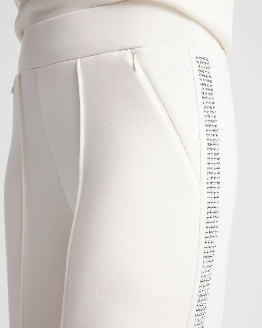 Zenergy® Scuba Embellished Pants | Chico's